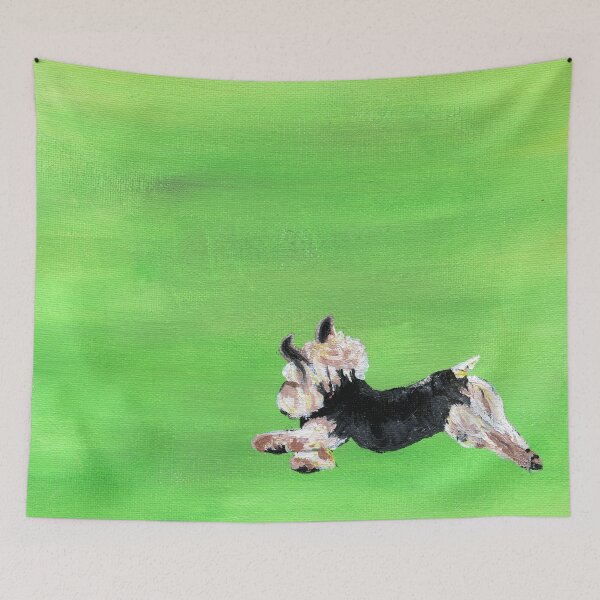 Item preview, Yorkie on the Green designed and sold by Amanda A. Anthony.