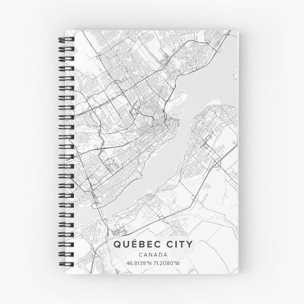 Item preview, Quebec City Map designed and sold by Kara515.