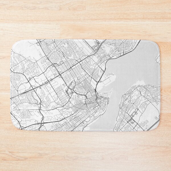 Item preview, Quebec City Map designed and sold by Kara515.