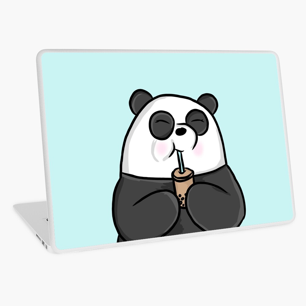 Happy Panda Laptop Skin
