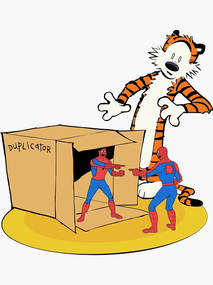 Thumbnail 3 of 3, Sticker, Duplicator and Hobbes designed and sold by Ben Rosen.