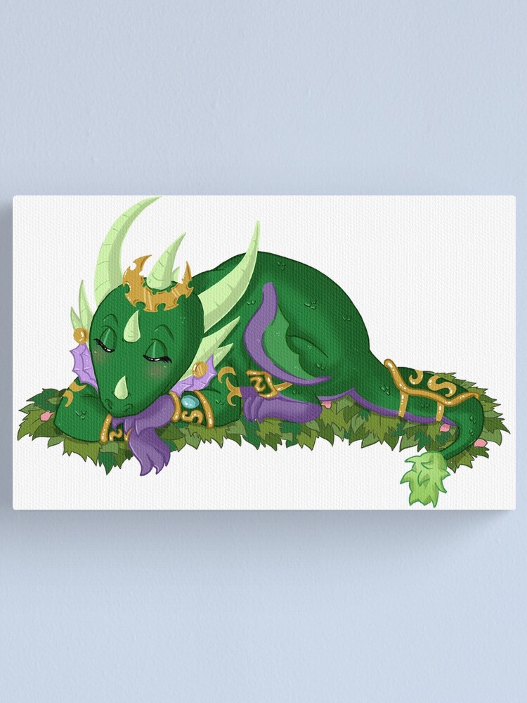 Alternate view of Emerald Dreams Canvas Print