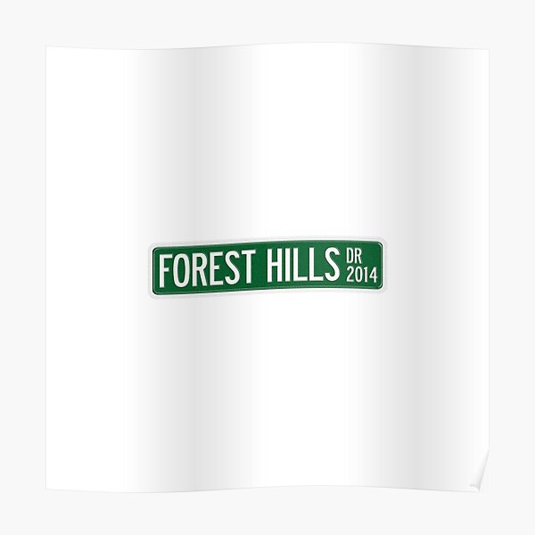 J. Cole - 2014 Forest Hills Drive Dr V2 Poster