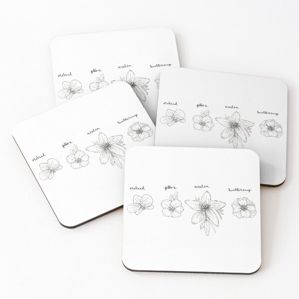 Item preview, Flower Sketches designed and sold by ashchamb3rs.