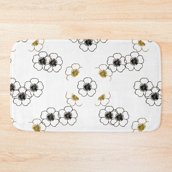 Item preview, Modern Gold Black Daisies designed and sold by PageDesigns.