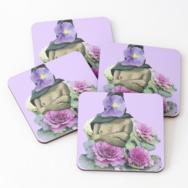 Item preview, Wearing Flowers - Collage Artwork designed and sold by NumbLock.