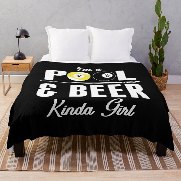 Item preview, I'm A Pool And Beer Kind a Girl designed and sold by sols.