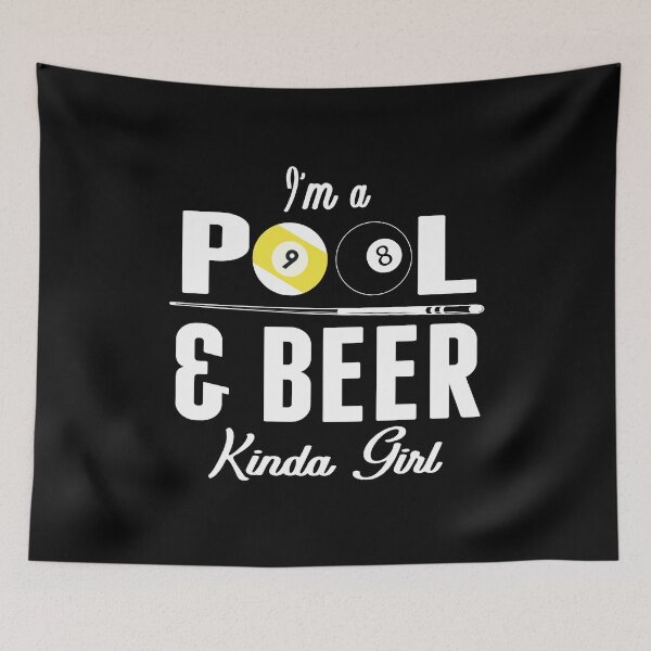 Item preview, I'm A Pool And Beer Kind a Girl designed and sold by sols.