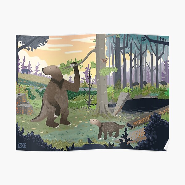 The Ground Sloths of Indiana Poster