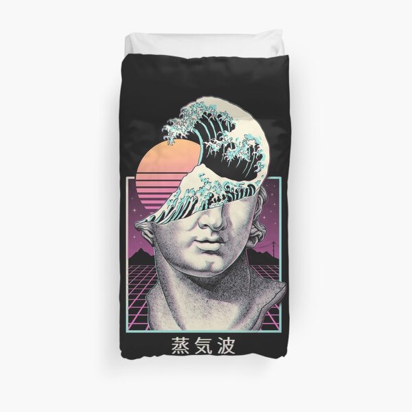 Gran onda de vapor Funda nórdica