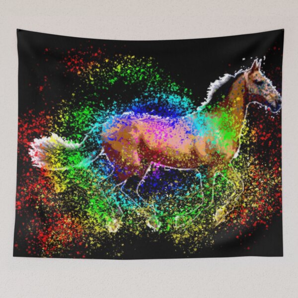 Item preview, Paint Splatter Horse designed and sold by FreedomMuse.