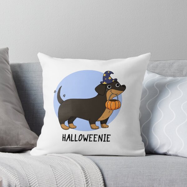 Item preview, Halloweenie Funny Halloween Dog Puns  designed and sold by punnybone.