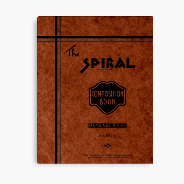 Antique 1920's The Spiral Composition Note Book  Spiral Notebook for Sale  by Tonyv773