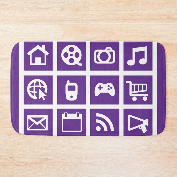 Item preview, Web icon graphics (purple) designed and sold by QueenieLamb.