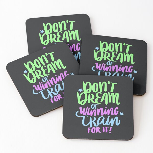 Item preview, Don't dream of winning train for it training motivational quote designed and sold by TheSimpleMan.