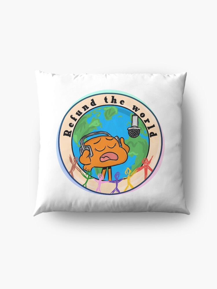 Alternate view of Refund the World - The Amazing World of Gumball Floor Pillow