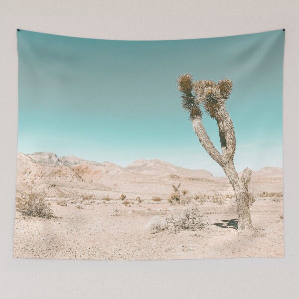 Item preview, Vintage Desert Scape // Picture of a Joshua Tree Cactus and Mountains in the Desert Daylight  designed and sold by desertxpalm.