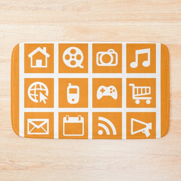 Item preview, Web icon graphics (orange) designed and sold by QueenieLamb.