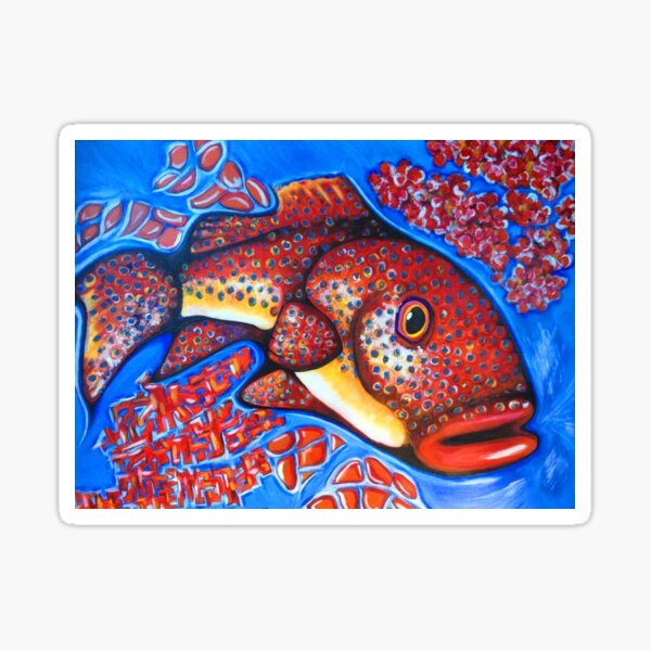 Coral Trout Sticker