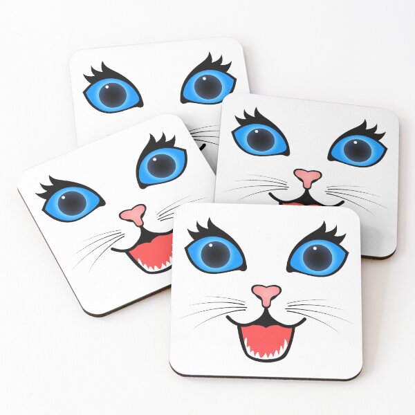 Item preview, Surprised Cat Face with Blue Eyes designed and sold by mrhighsky.