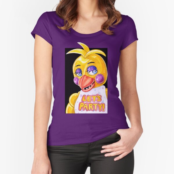 Toy Chica Fitted Scoop T-Shirt