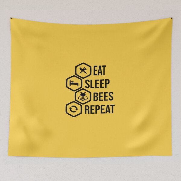Item preview, Eat Sleep Bees Repeat designed and sold by thebeeholder.