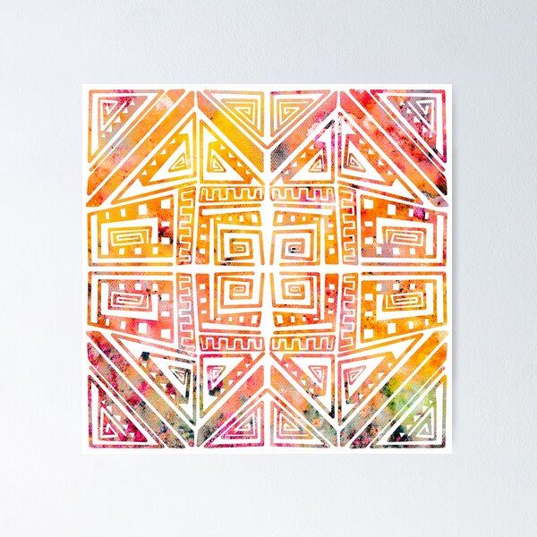 Item preview, "Aztec" 1 | Cool And Funky Pattern designed and sold by LiseHoltArt.