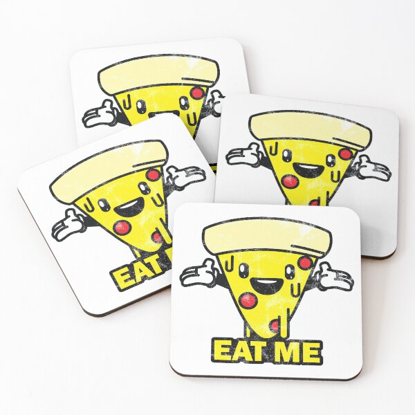 Item preview, Pizza Pepperoni Distressed Slice Eat Me designed and sold by swiftyspade.