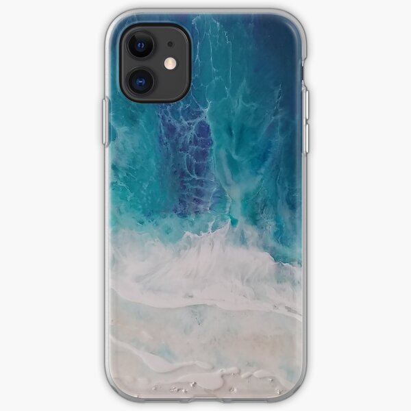 Blue Waters by Ruby Marr iPhone Soft Case