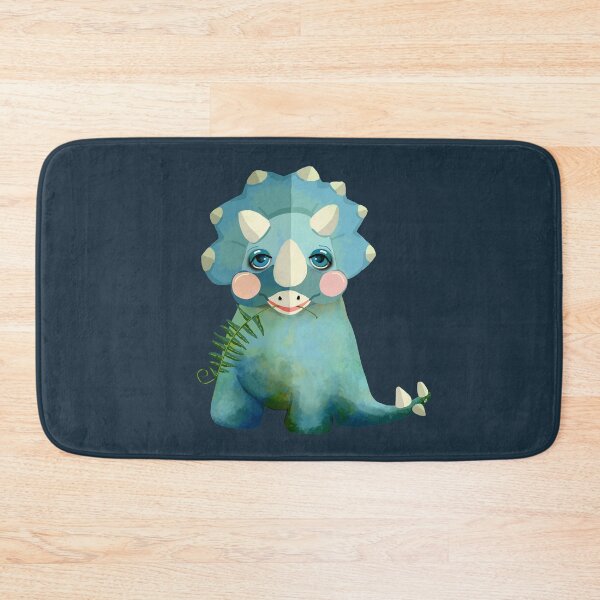 Item preview, Blue Triceratops Dinosaur designed and sold by Karin Taylor.