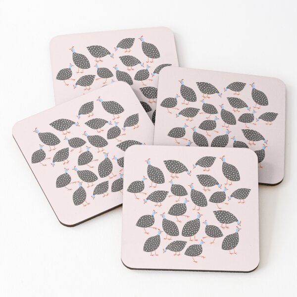 Item preview, Guinea Hens Pink designed and sold by squirrell.