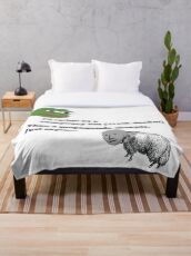 I'm no sheeple! Throw Blanket