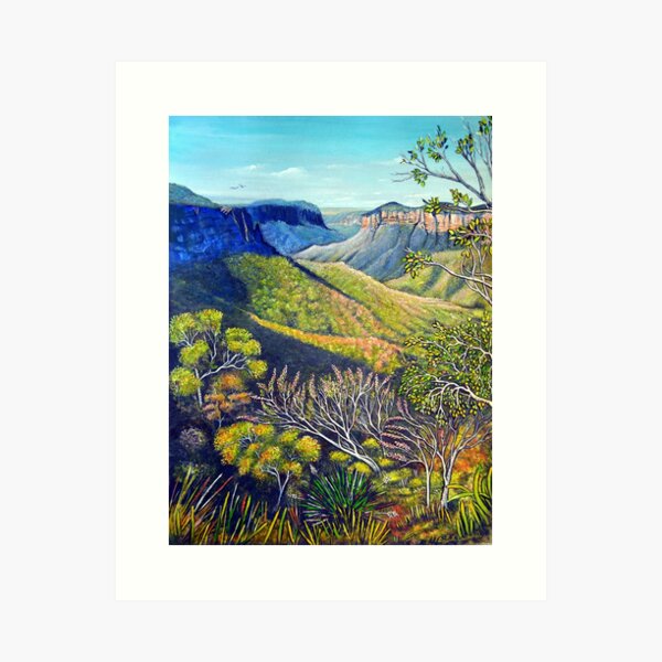 Item preview, Govetts Leap Lookout, Blue Mountains designed and sold by Linda Callaghan.