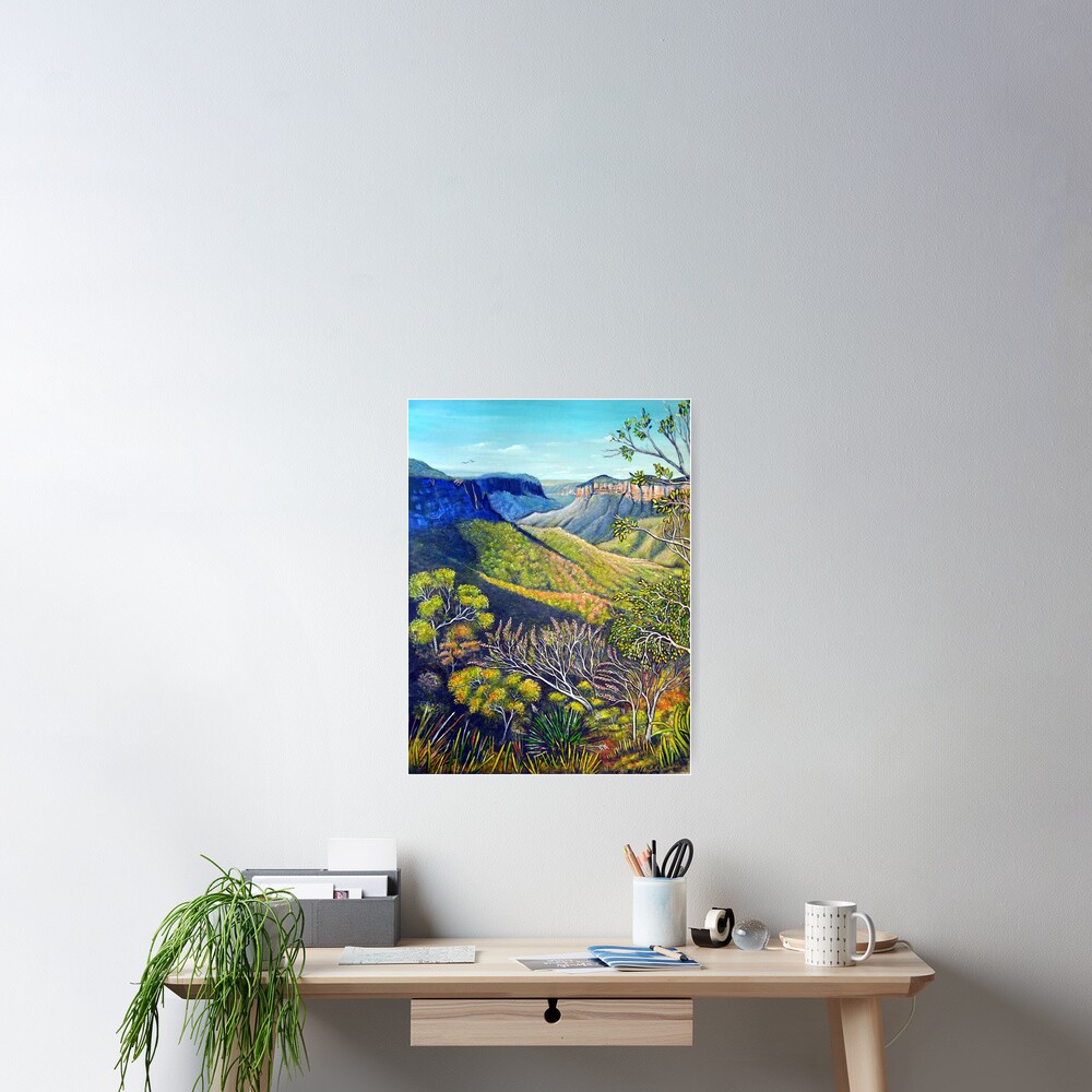 Govetts Leap Lookout, Blue Mountains Poster