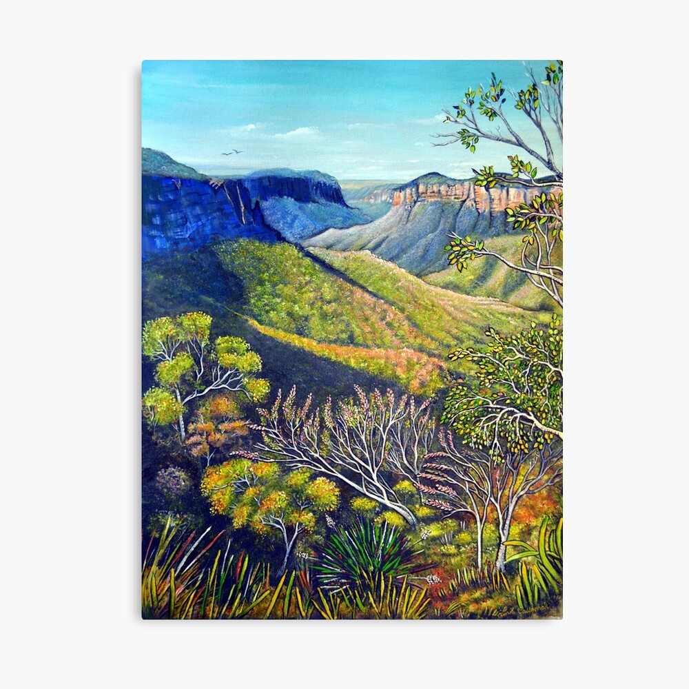 Govetts Leap Lookout, Blue Mountains Canvas Print