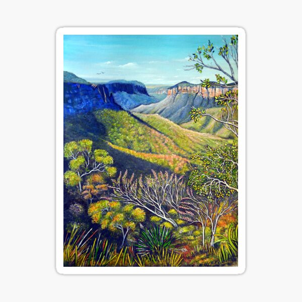 Item preview, Govetts Leap Lookout, Blue Mountains designed and sold by Linda Callaghan.