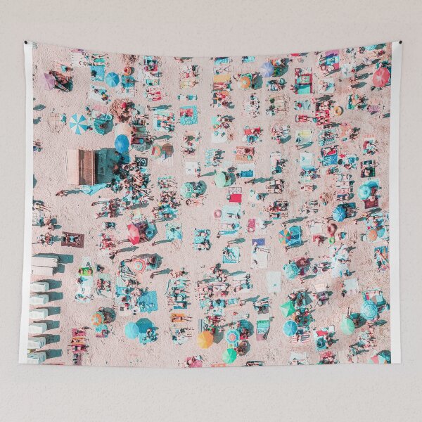 Item preview, People On Beach, People Crowd, Crowded Beach, Beach Print, Aerial Beach Print, Beach Decor, Beach Photography, Beach Wall Art, Coastal Decor, Modern Art, Beach Poster designed and sold by radub85.
