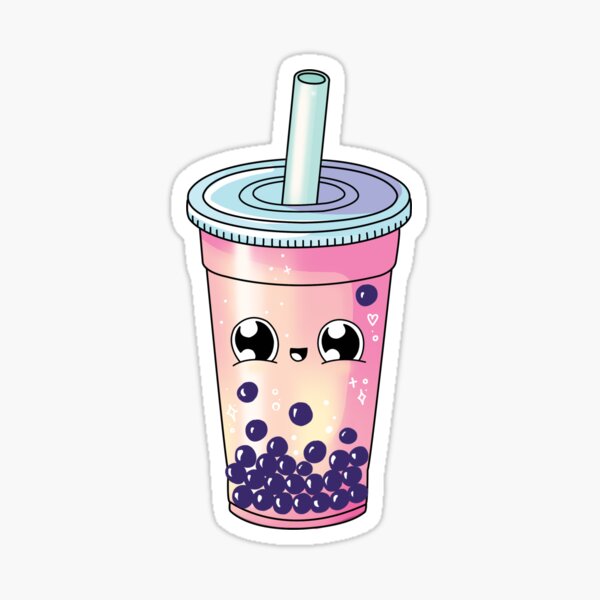 Nebula Bubble Tea Vinyl Sticker – Robo Roku