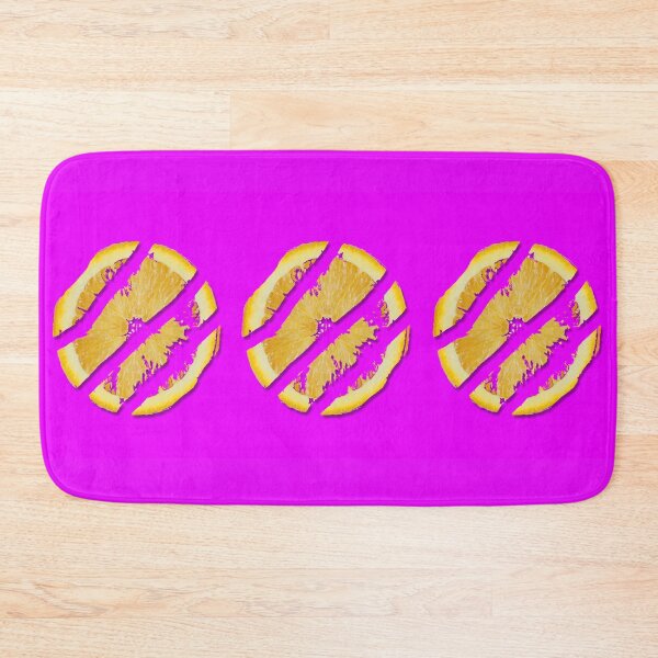 Item preview, Three broken lemons on electric pink background designed and sold by Happyoninside.