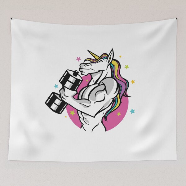 Item preview, Muscled unicorn designed and sold by Vanditdesigns.