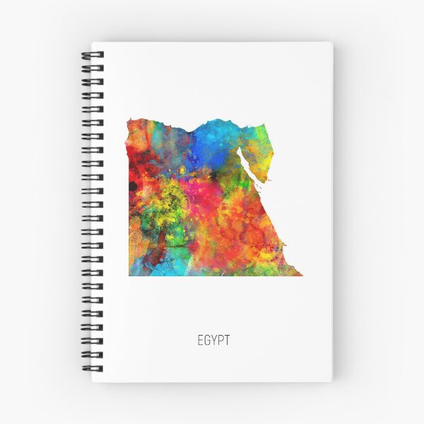 Item preview, Egypt Watercolor Map designed and sold by ArtPrints.