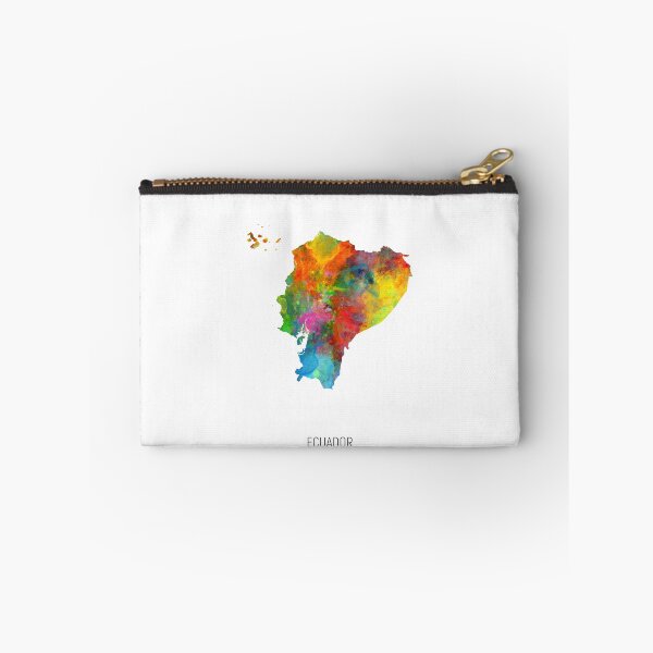 Item preview, Ecuador Watercolor Map designed and sold by ArtPrints.