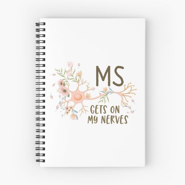 Item preview, MS Gets On My Nerves Neuron Multiple Sclerosis Awareness Gift designed and sold by Sifoustore.