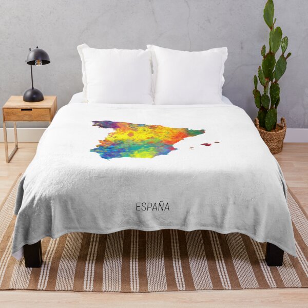 Item preview, España Watercolor Map designed and sold by ArtPrints.