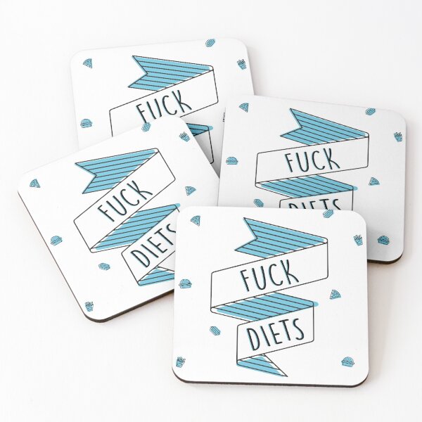Item preview, Fuck Diets! designed and sold by PolkaDonk.