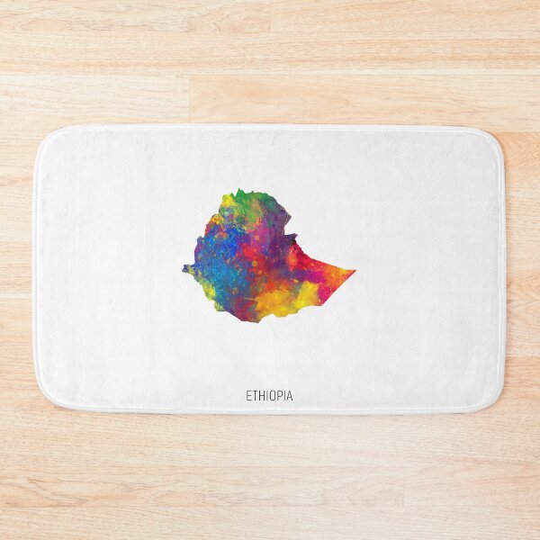 Item preview, Ethiopia Watercolor Map designed and sold by ArtPrints.