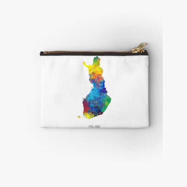 Item preview, Finland Watercolor Map designed and sold by ArtPrints.