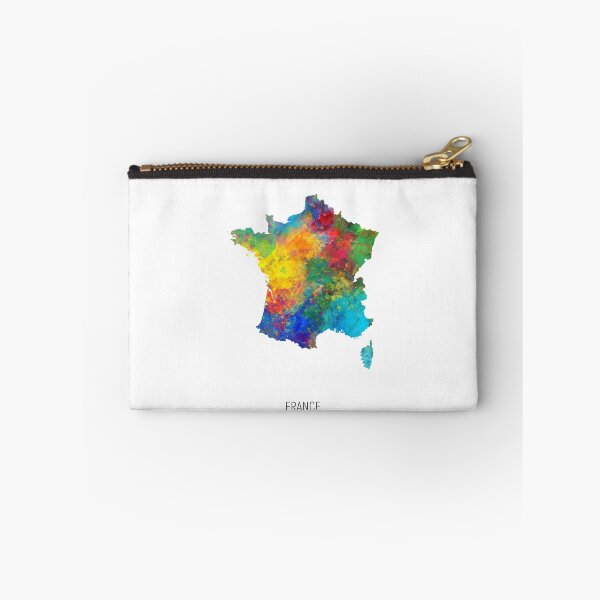 Item preview, France Watercolor Map designed and sold by ArtPrints.