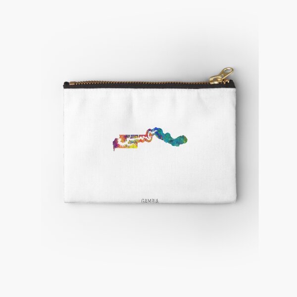 Item preview, Gambia Watercolor Map designed and sold by ArtPrints.