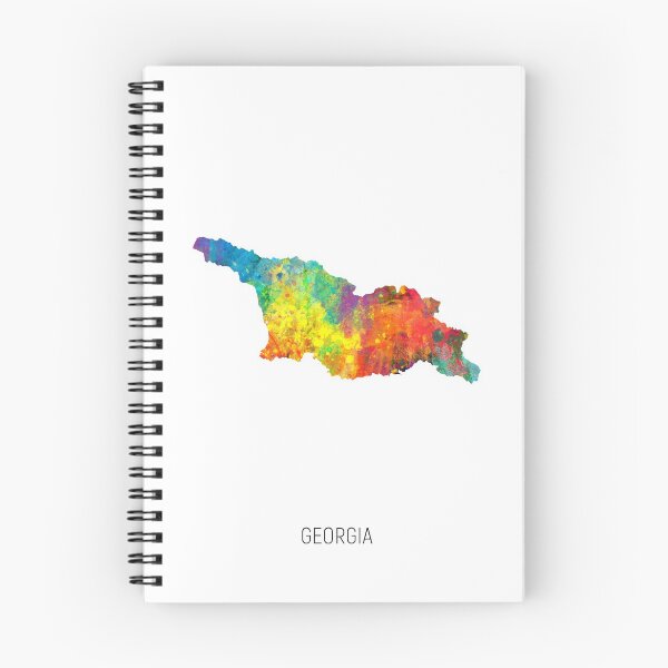 Item preview, Georgia Watercolor Map designed and sold by ArtPrints.